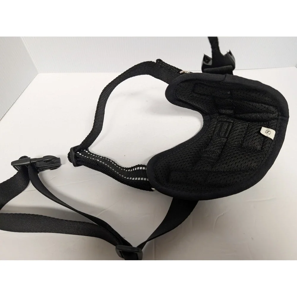 ShawnCo Dog Harness Olive Green Black Padded Reflective Adjustable Size Small